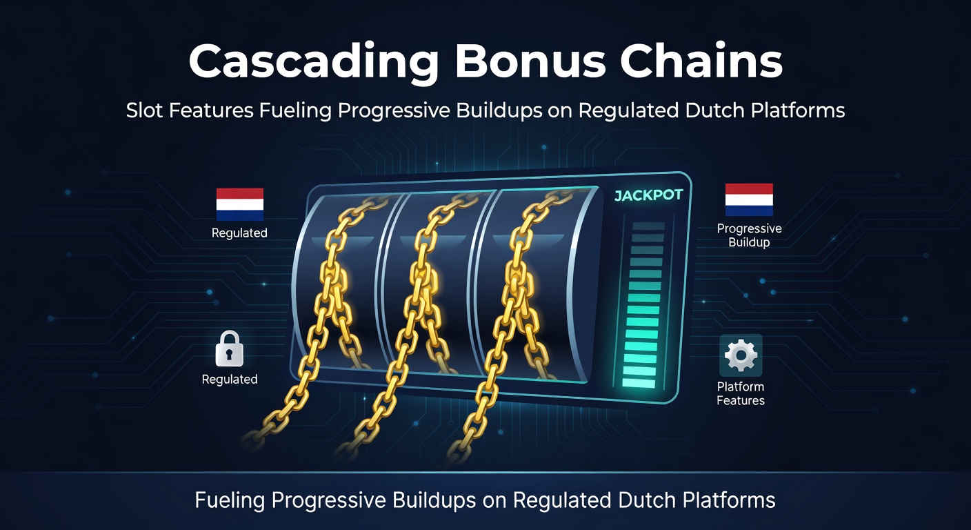 Grafiek met lijnen die jackpotopbouw tonen tijdens cascading bonusketens op een Nederlands platform, met pieken in april 2026