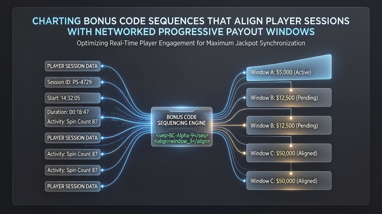 Grafiek van spelsessies die worden afgestemd op progressieve jackpot pieken via bonuscodes op Nederlandse sites