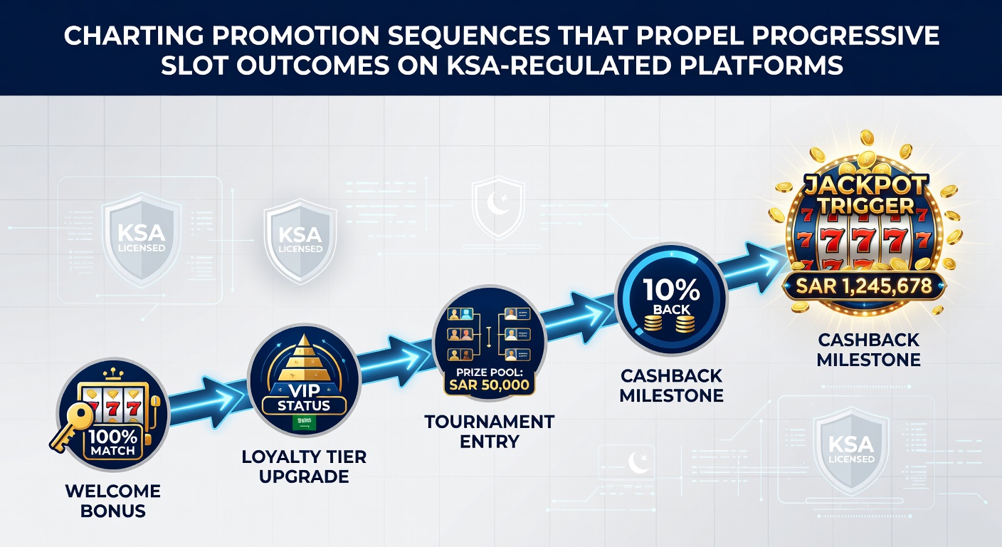 Grafiek die promotie timing en jackpot groei op KSA platforms illustreert