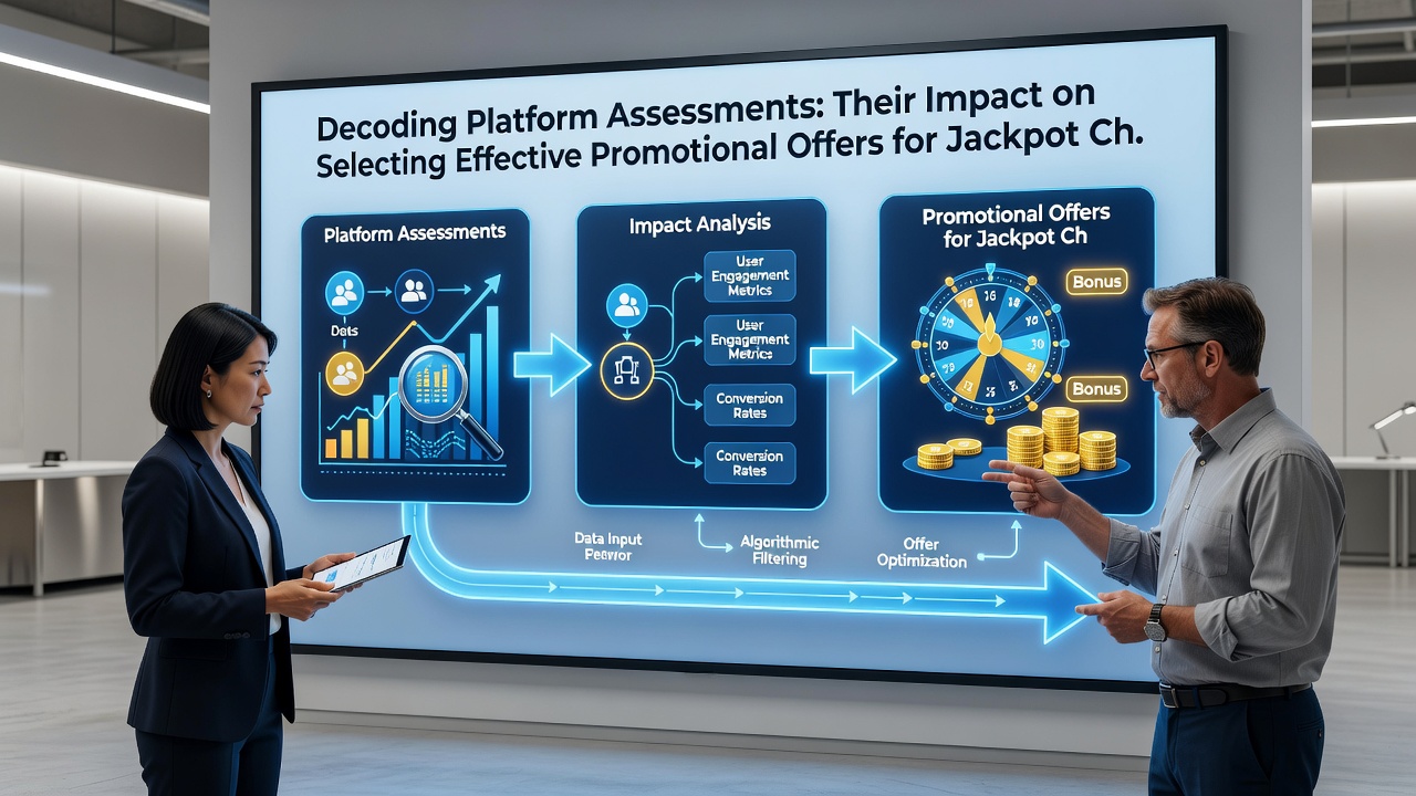 Diagram showing how platform ratings guide selection of jackpot-focused promotions in compliance-driven markets