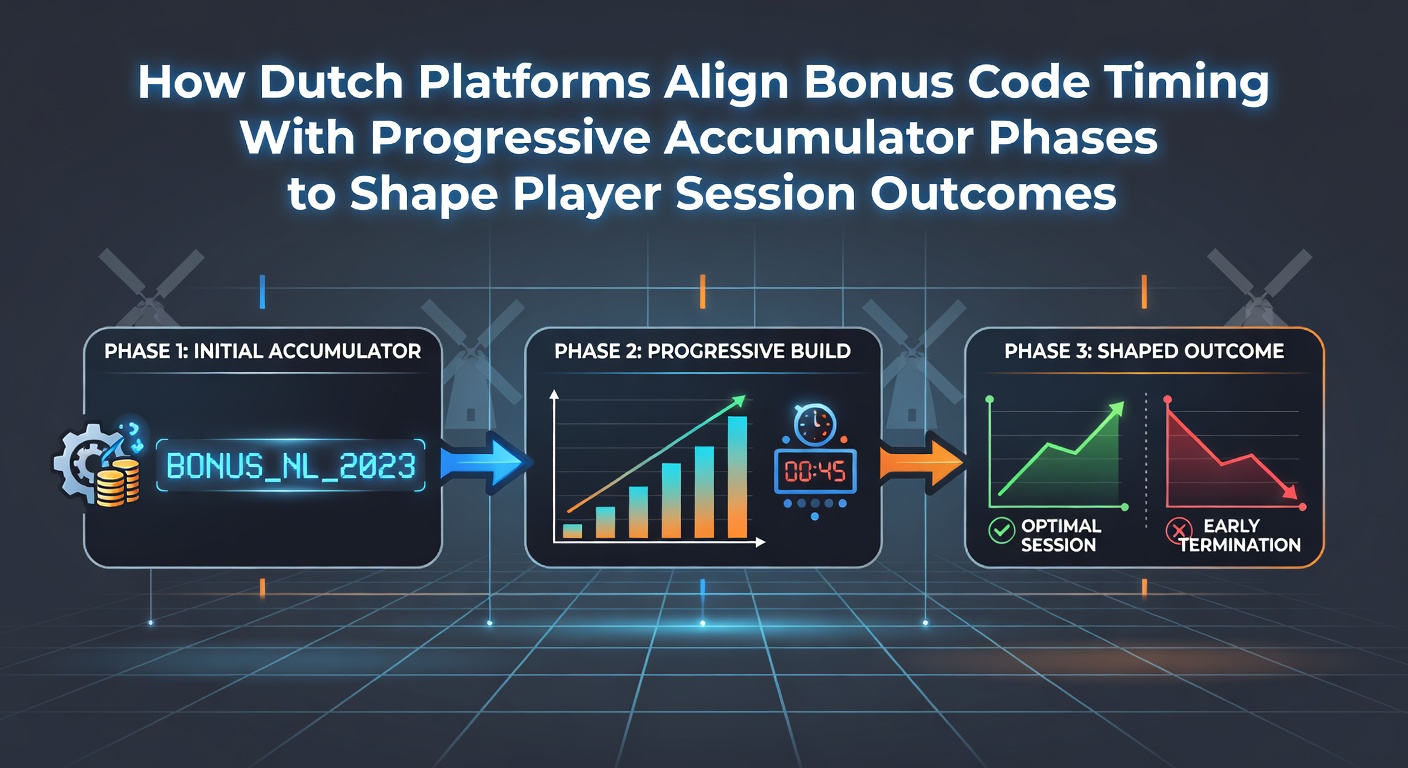 Illustratie van synchronisatie tussen bonuscodes en progressieve accumulatorfasen op Nederlandse casino platforms