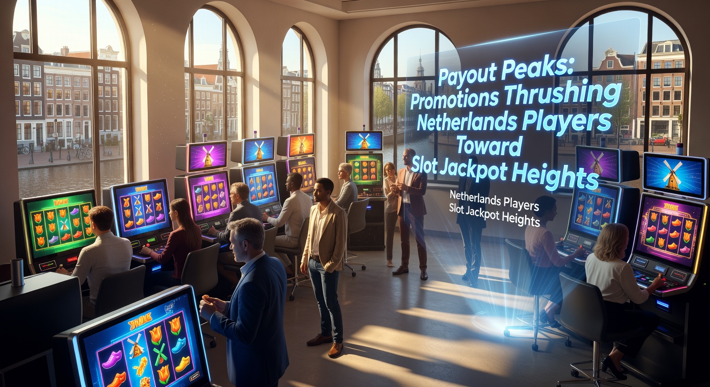 Grafiek van stijgende jackpotpotten op Nederlandse online slots, met promotiepieken gemarkeerd in felle kleuren