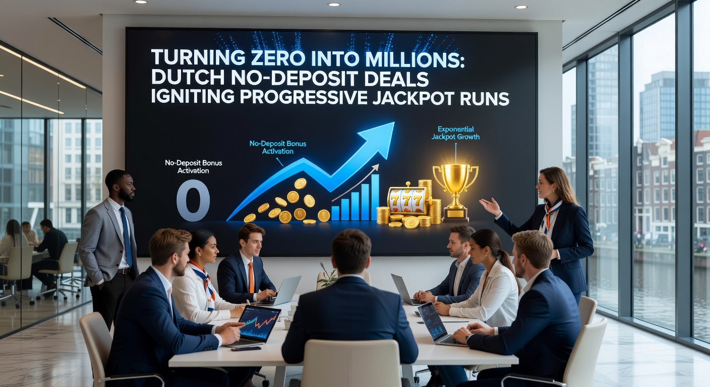 Grafiek van jackpotgroei en no-deposit winsten in Nederlandse markt